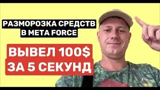 МЕТА ФОРС ВЫВОД СРЕДСТВ 🤑 РАЗМОРОЗКА META FORCE Новости META FORCE