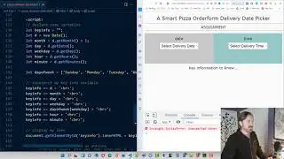 #CIS133js Demo for Smart Selection Menus in Pizza Order Form | Part 2