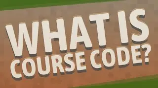 What is course code?