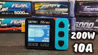Budget, small, but powerful charger SKYRC B6 NEO with DC / PD, 200W and 10A