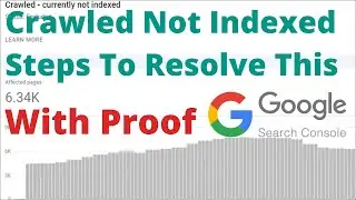 Crawled But Currently Not Indexed How To Resolve This Error Google Search Console