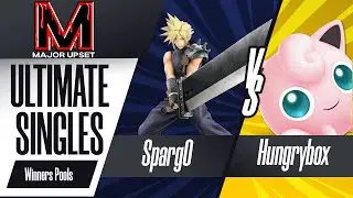 Sparg0 (Cloud) vs Hungrybox (Jigglypuff) - Ultimate Singles Winners Pools - MAJOR UPSET