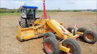 Tarım Vlog Çeltik Pirinç Tarlası Düzleme Lazer Tesviye Saman Taşıma New Holland TD100D,Tümosan 80-95