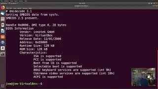 Check Ubuntu BIOS Vendor and Version Number