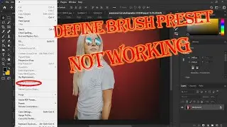 Define Brush Preset Photoshop not Working - How to define brush preset in photoshop