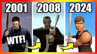 Evolution of BASEBALL BAT LOGIC in GTA Games (2001 → 2024)