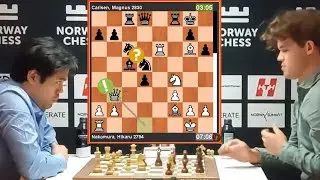 🎦 Magnus Carlsen vs Hikaru Nakamura || Norway Chess 2024  #hikarunakamura #magnuscarlsen