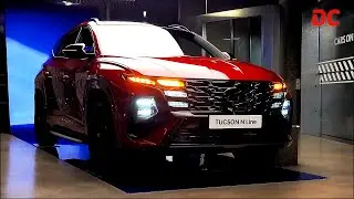 2025 Hyundai Tucson N Line 1.6T Facelift, Ultimate Red Metallic : 4K Exterior & Interior Detail Cut