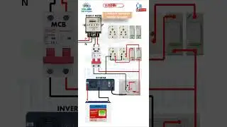 Inverter Connection in Home || ghar me inerter wiring || Trade Electrician