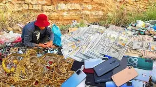 Congratulations! Poor Boy Found a lot Treasures Gold $60,000 & More Money $$$