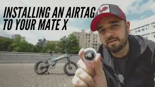 Adding an Airtag to your MATE X Bike - The best method I’ve seen so far.