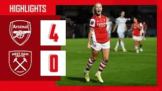 HIGHLIGHTS | Arsenal vs West Ham (4-0) | Womens Super League | Little scores her 50th goal!