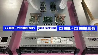 Dell PowerEdge R730 Server NICs | Network Card Options | NIC 1GbE 10GbE RJ45 SFP+ | Installation