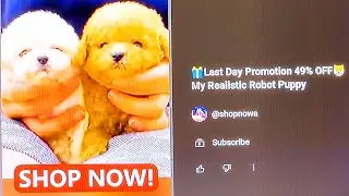 MY REALISTIC ROBOT PUPPY COMMERCIAL 2025 | AI ROBOT DOG: MILOW: MY REALISTIC ROBOT PUPPY: USB CHARGE