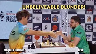 MVL Brutally CRUSHED Magnus Carlsen After an Unbelievable Blunder