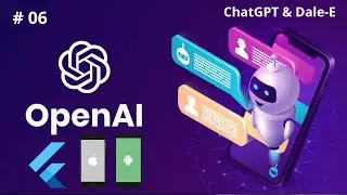 Add Icon to AppBar Flutter Tutorial | iOS & Android Virtual Assistant App using OpenAI ChatGPT DaleE