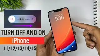 How To Turn Off And On iPhone 11/12/13/14/15 | How To Switch Off iPhone 11/12/13/14/15 | Power Off |