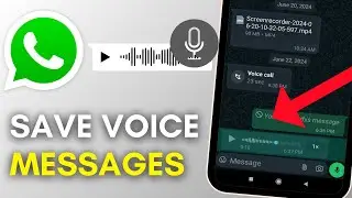 How to download whatsapp voice message -2024