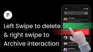 Double swipe interaction in 