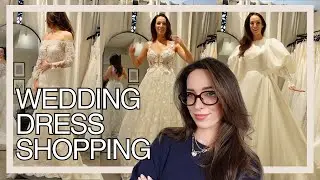 WEDDING DRESS SHOPPING VLOG | I SAID YES TO THE DRESS!!! | PRONOVIAS SAN PATRICK 2024 DRESSES TRY ON