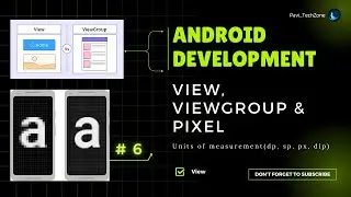 Understanding Pixels, Views, and ViewGroups in Android Studio - 06 - Android Development Tutorials