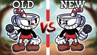 FNF: Indie Cross (Vs Cuphead) - Snake Eyes (Old VS New) (indie cross comparison part 1)