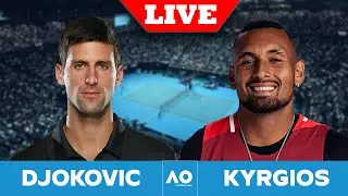 Novak Djokovic vs Nick Kyrgios LIVE AUSTRALIAN OPEN FINALS #kyrgios #djokovic #atp