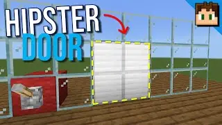 The HIPSTER DOOR! [Minecraft Bedrock 1.20] +Tutorial