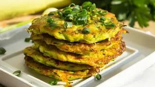 Everyone is always asking for these Zucchini Cottage Cheese Fritters