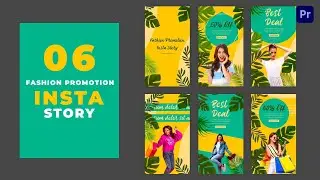 Fashion Promotion Instagram Story Premier Pro Template