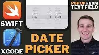 Pop Up Date Picker Swift Xcode Tutorial