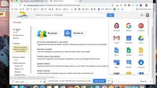Create group in Google Groups