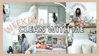 WEEKEND CLEANING ROUTINE | MONTHLY GROCERY HAUL // LoveLexyNicole