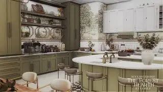 The Forest Hearth 🍃 | Cozy Rustic Kitchen | The Sims 4 Speed Build | Free