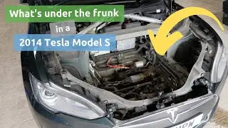 What is under the frunk in a 2014 (RHD) Tesla Model S 85 RWD? Lets take a look!