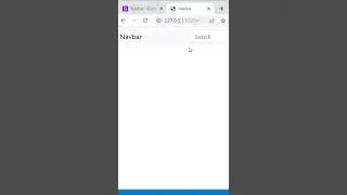 how to create navigationbar with search bar without using css 