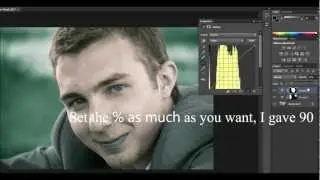 Photoshop CS6: Colored black & white photo