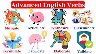 15+ Advanced English Verbs | Verbs in English | Advanced English Vocabulary