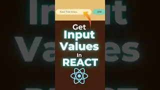 get input box value in react js #reactjs #reactjstutorial #webdevelopment