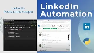 LinkedIn Posts Links Scraper| LinkedIn Automation | LinkedIn Search Posts- Python,DataKund