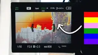 How I Use False Colors In LOG vs Rec709 On My Sony FX30
