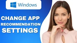 Change My App Recommendation Settings WINDOWS 11