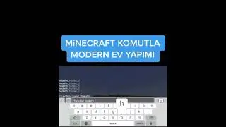 Minecraft tek bir komutla modern ev yapımı