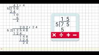 School Math helper. Long division, Long multiplication, addition & subtraction