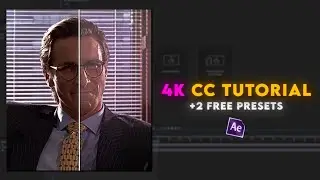 4K QUALITY tutorial in After Effects + 2 Free Preset