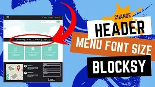 Change the header menu font size in WordPress Blocksy!