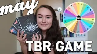 random letter generator picks my may TBR 2021! // spinner wheel TBR GAME chooses books to read