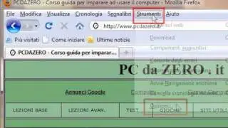 Mozilla Firefox - Impostazione pagina iniziale