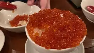 Jaw dropping Ikura Dish in Sapporo Hokkaido's No. 1 Seafood Izakaya - Hachikyo Ikura Gottenはちきょう