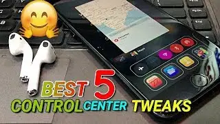 Top 5 Control Center Cydia Tweaks For unc0ver/Chimera Jailbreak iOS 12-12.1.2 ||